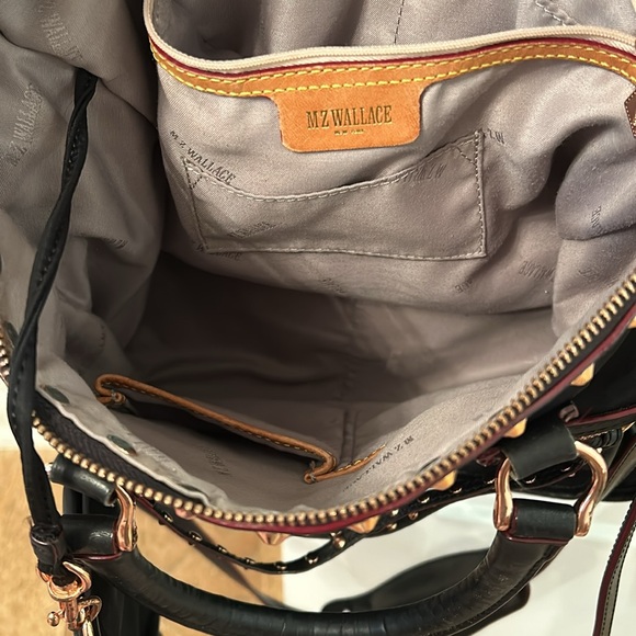 Ms Wallace studded shoulder bag - Picture 6 of 8